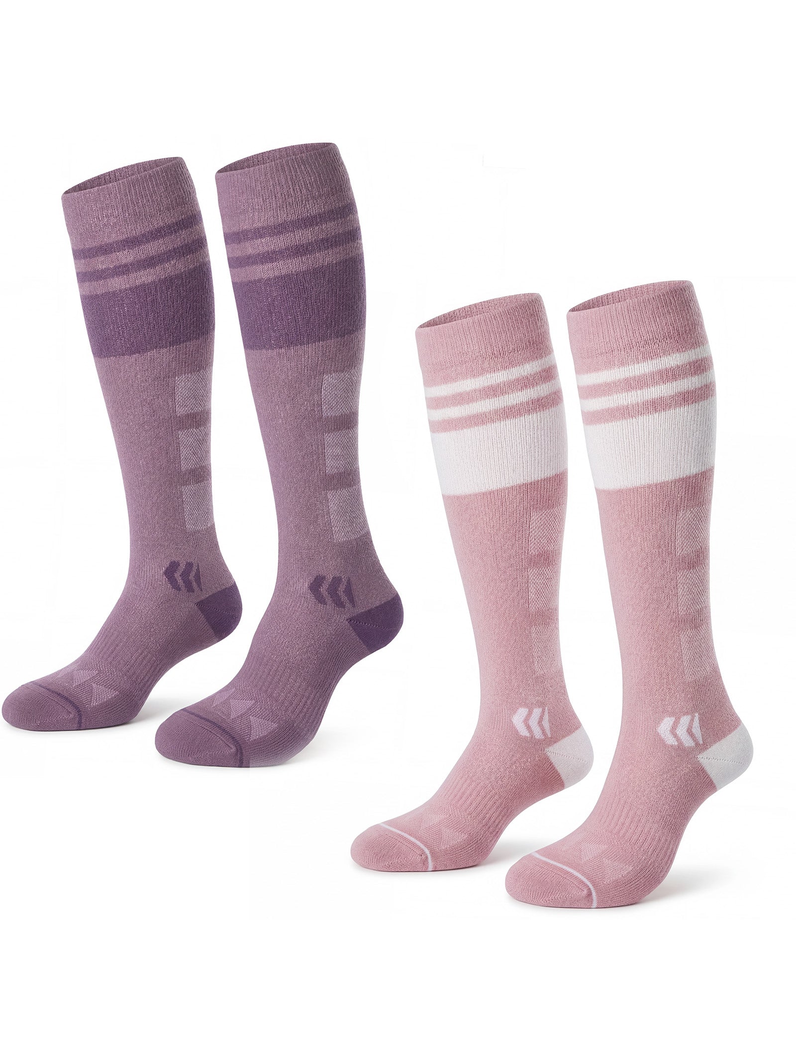 Momcozy Wide Calf Compression Socks 20-30mmHg for Sports 2 Pairs UTM5
